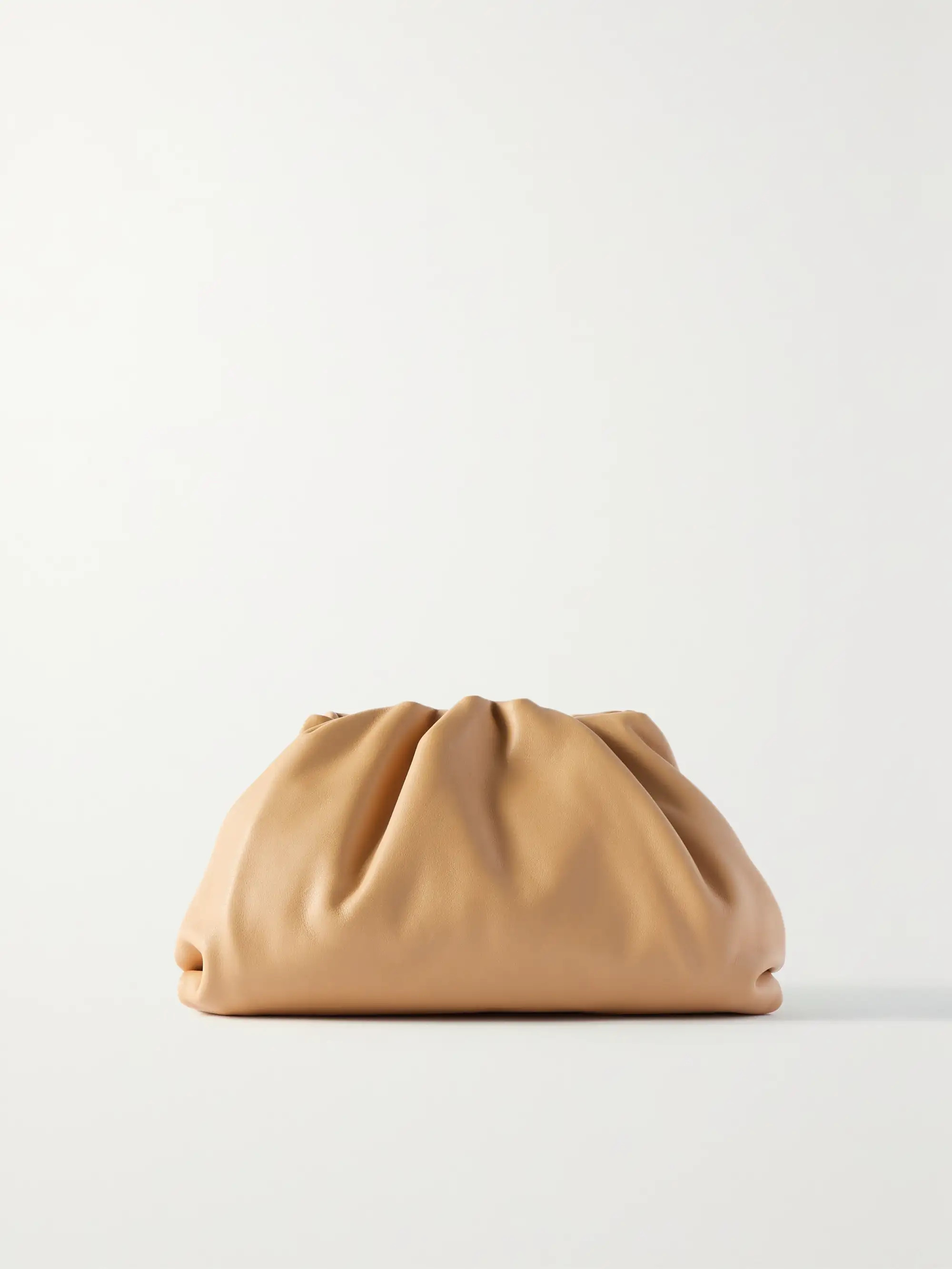 The Pouch large gathered leather clutch | NET-A-PORTER (US)