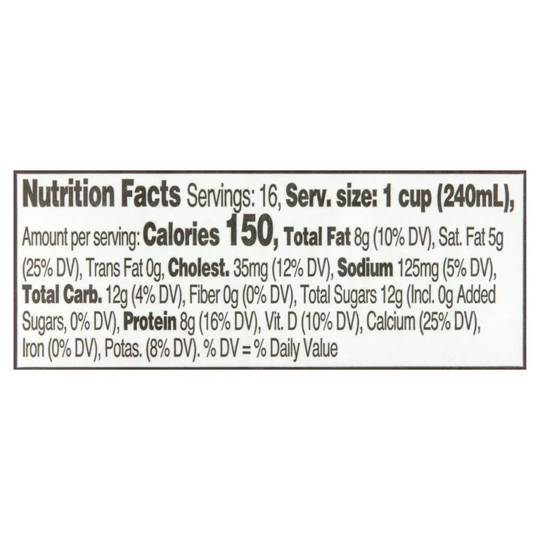 Great Value Whole Vitamin D Milk, Gallon, Plastic, Jug, 128 fl oz | Walmart (US)