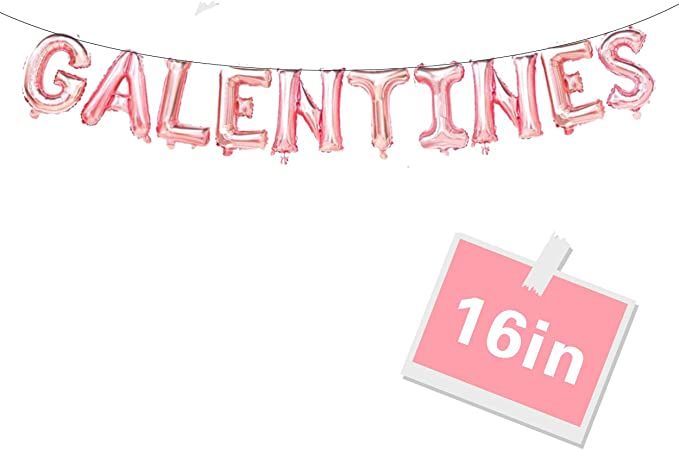 Valentine's Day Balloon Decorations, Galentine's Day Decor,Valentine's Day Balloon Banner, Valent... | Amazon (US)