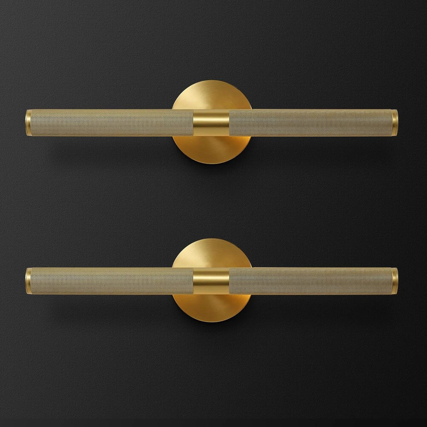 Everly Quinn 19" Knurled Dimmable Picture Light includes Bulbs (Set of 2) | Wayfair | Wayfair North America