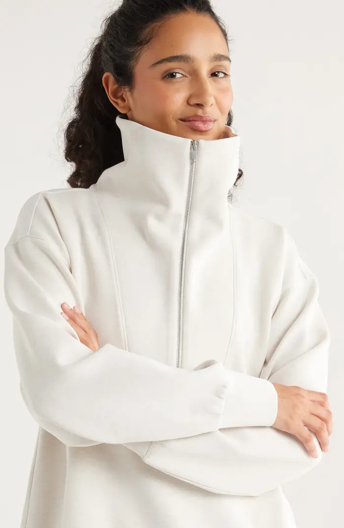 Ultrasoft Half Zip Tunic | Nordstrom