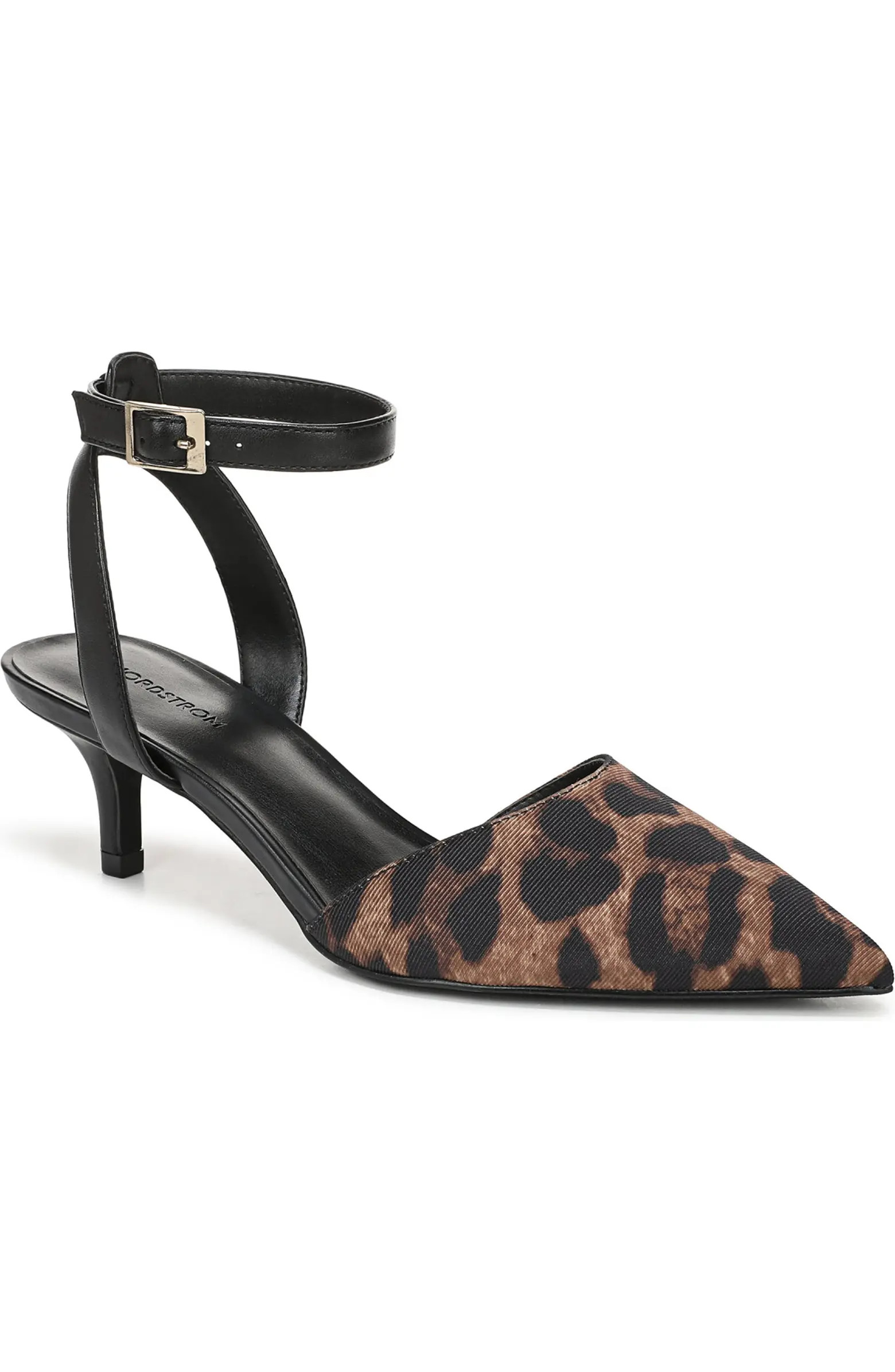 Nordstrom Pearla Kitten Heel Ankle Strap Pump (Women) | Nordstromrack | Nordstrom Rack