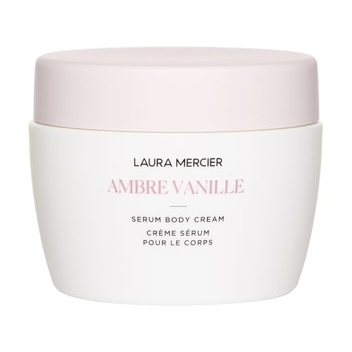Laura Mercier Serum Body Cream, Moisturizing Serum-Infused, 48HR Hydration, Improves Skin Barrier, Soothes Dry Skin, Shea Butter and Squalane Intensely Nourishes, Ambre Vanille | Amazon (US)