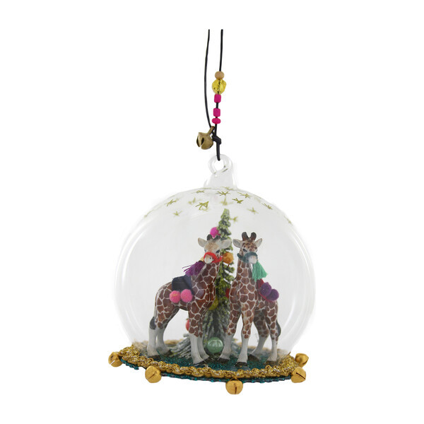 Fantastical Giraffe Globe Ornament | Maisonette
