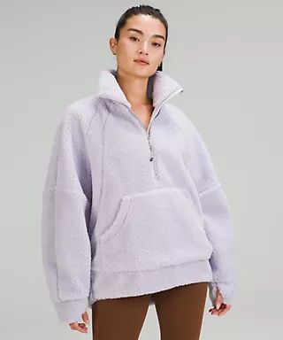 Scuba Oversized Fleece Funnel-Neck Half-Zip *Long | Women's Hoodies & Sweatshirts | lululemon | Lululemon (US)