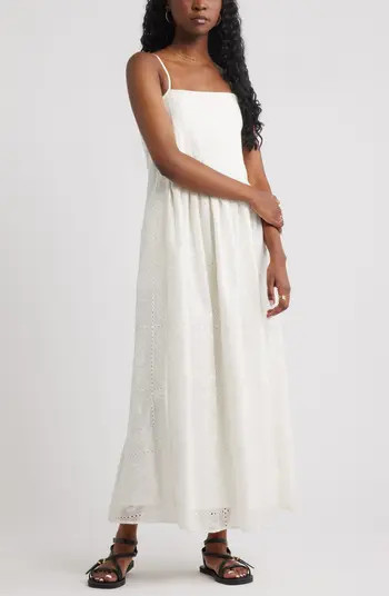 Embroidered Maxi Sundress | Nordstrom