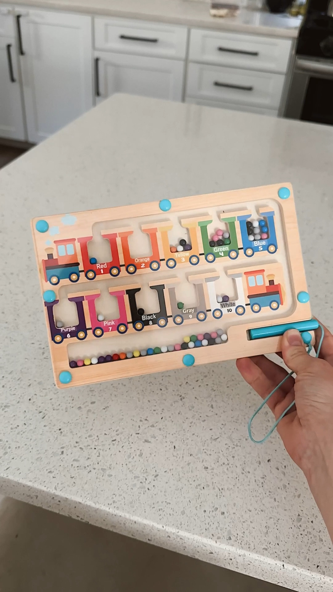 This magnetic maze is a fun and mess-free way to teach kids colors and numbers while improving fine motor skills! Perfect for travel—keep little hands busy anywhere.  



#MontessoriToys #ToddlerActivities #FineMotorSkills #EducationalToys #KidsLearning #TravelToys #ToddlerMom #ParentingTips #PreschoolFun #BusyBoard  


#LTKFindsUnder50 #LTKKids #LTKSaleAlert