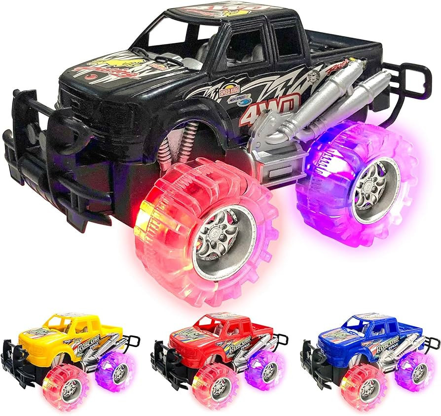 Light Up Monster Trucks for Boys and Girls, Toy Truck Set, Monster Trucks for Boys 3 4 5 6 7 8 Ye... | Amazon (US)