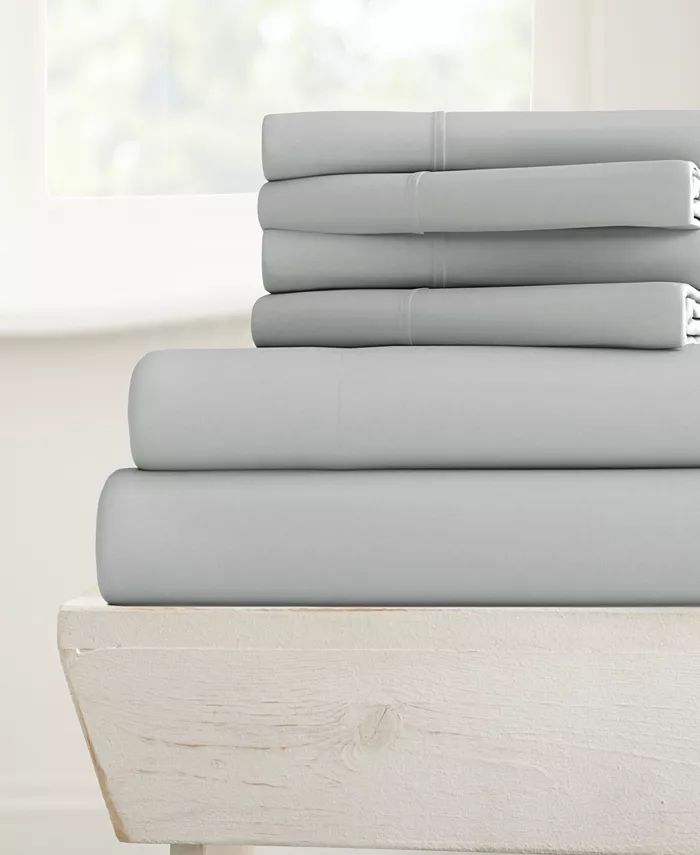 ienjoy Home Solids in Style by The Home Collection 4 Piece Bed Sheet Set, Twin - Macy's | Macy's