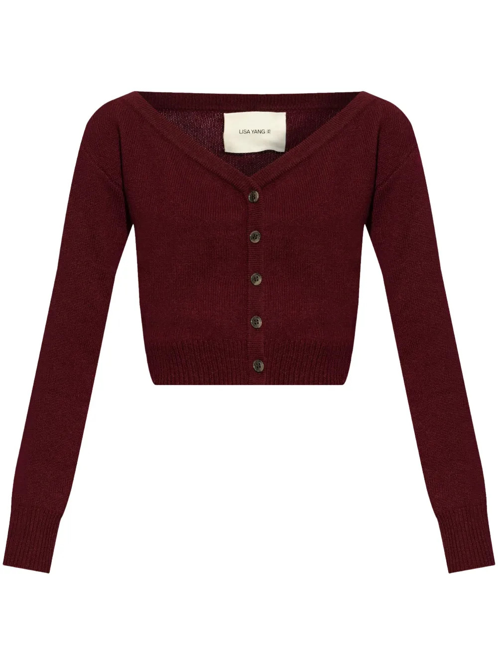 Lisa Yang V-neck Cardigan  | Red | FARFETCH FR | Farfetch Global