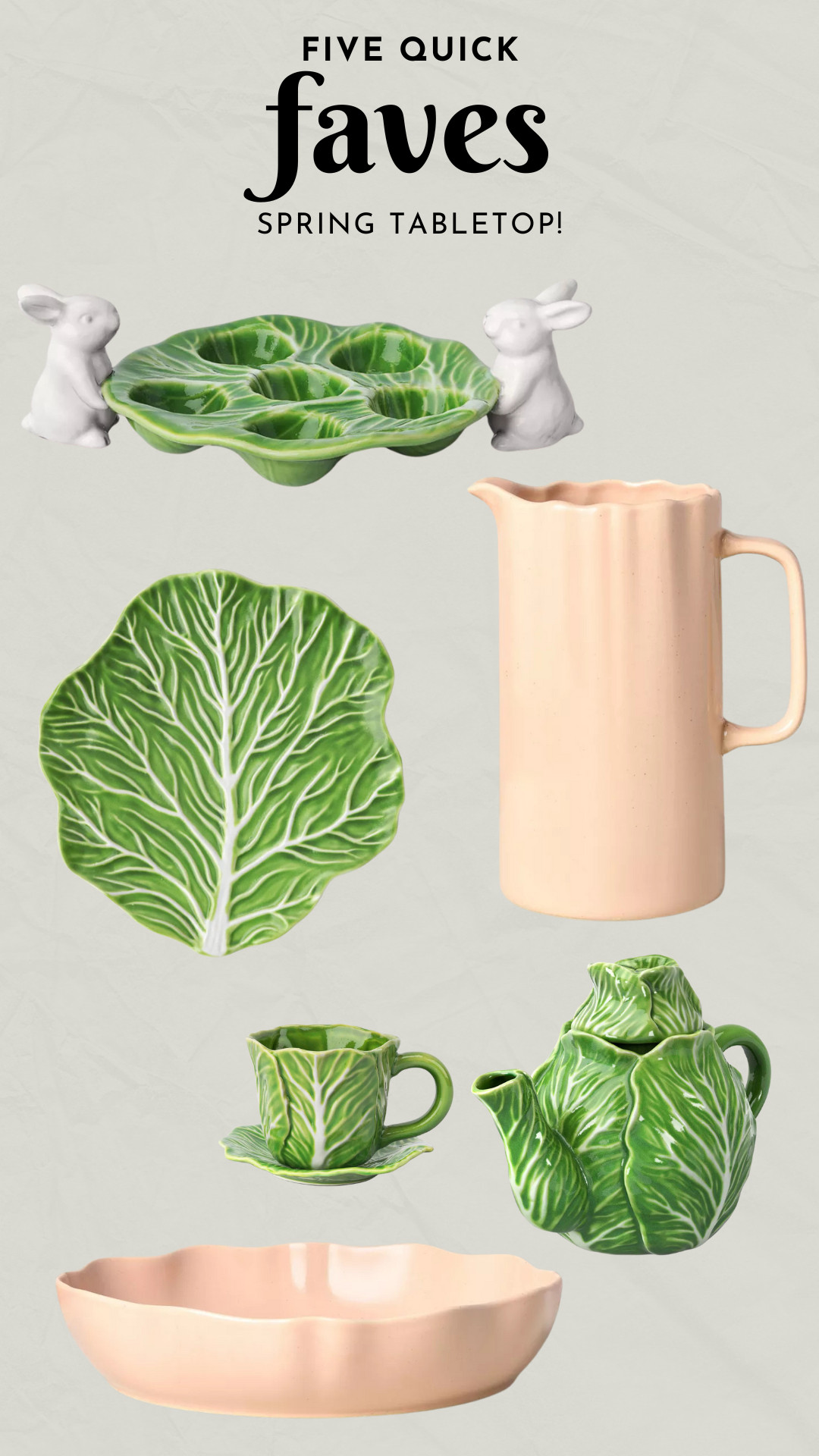 Some Easter and spring tabletop favorites!  

 #LTKSeasonal #LTKHome #LTKFindsUnder50