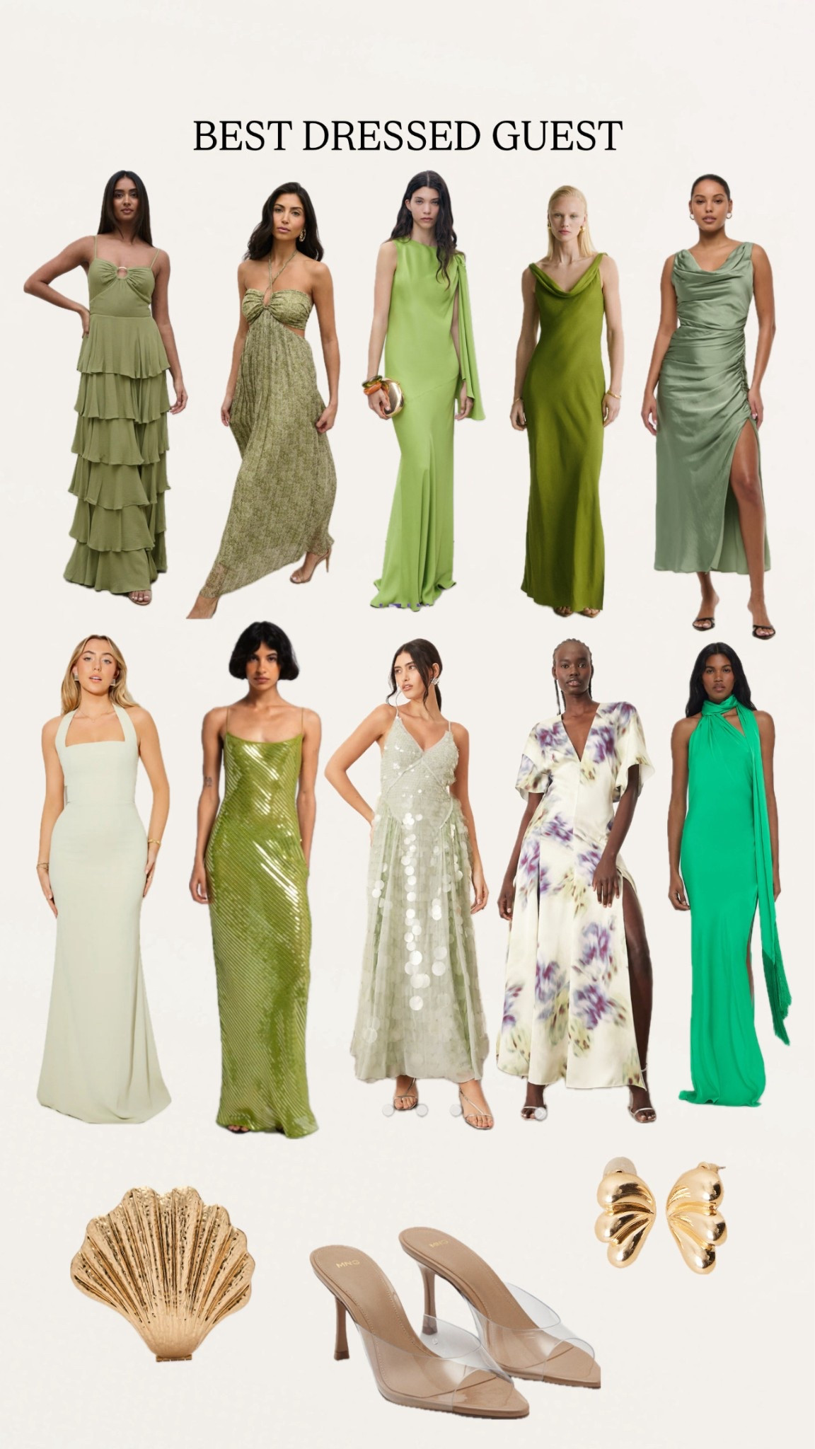 Best dressed wedding guest 💚green edition 

Wedding guest dress, occasion dress, black tie outfit, formal dress, dress to impress, wedding, wedding guest outfit 

#LTKwedding #LTKdresses #LTKpartywear