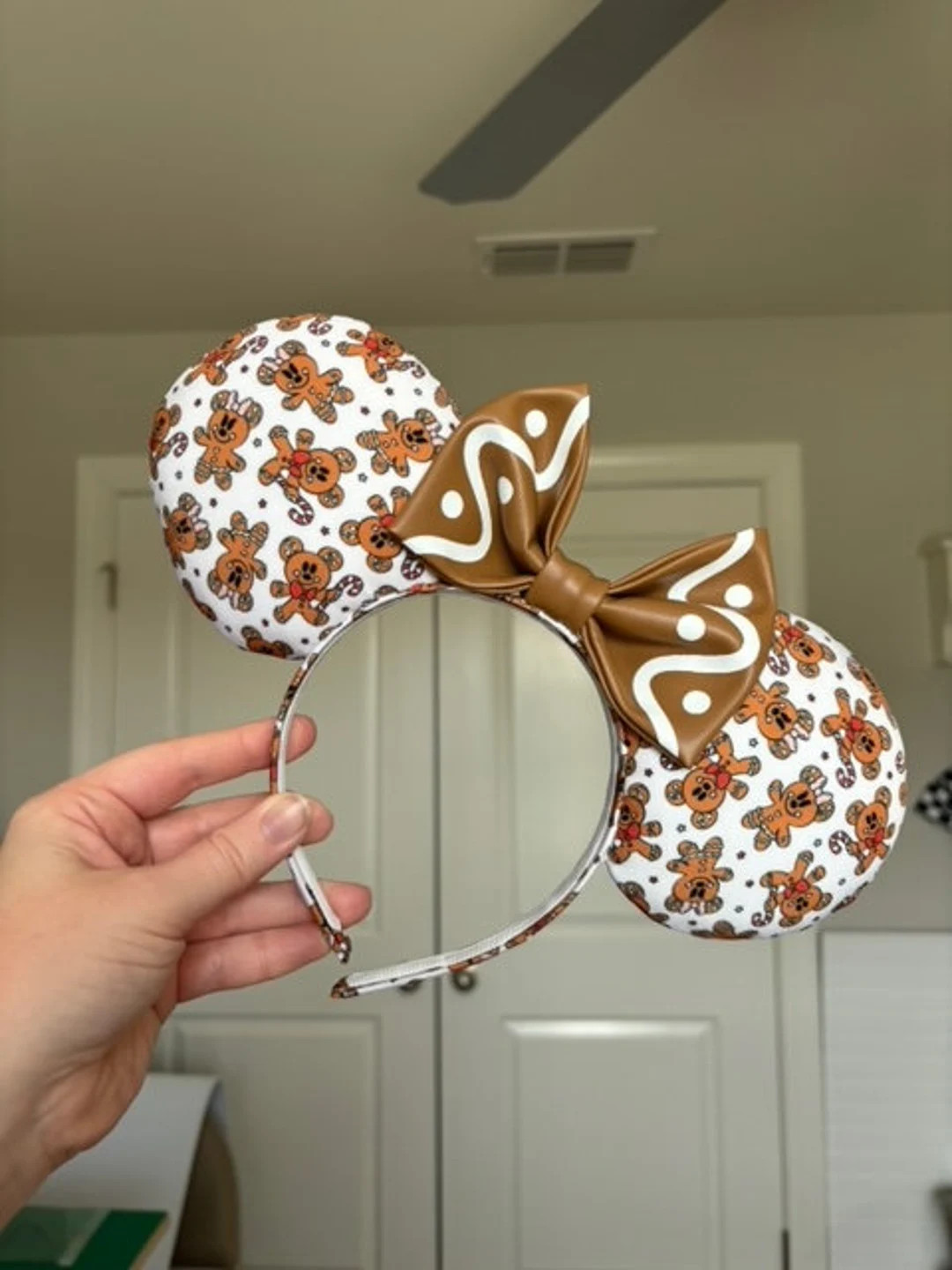 Gingerbread Ears, Mickey Ears, Minnie Ears, Holidays, Christmas, Cookies, Disney World, Disneylan... | Etsy (US)