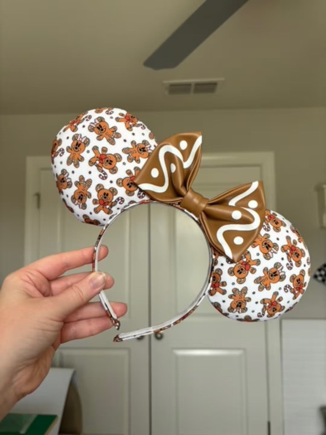 Gingerbread Ears, Mickey Ears, Minnie Ears, Holidays, Christmas, Cookies, Disney World, Disneylan... | Etsy (US)