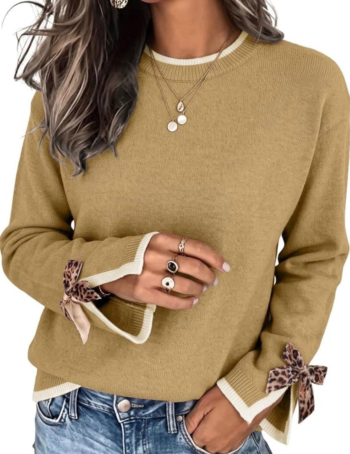 The sleeves on this sweater are so fun! 


#amazon #leopard #sweater #falloutfit