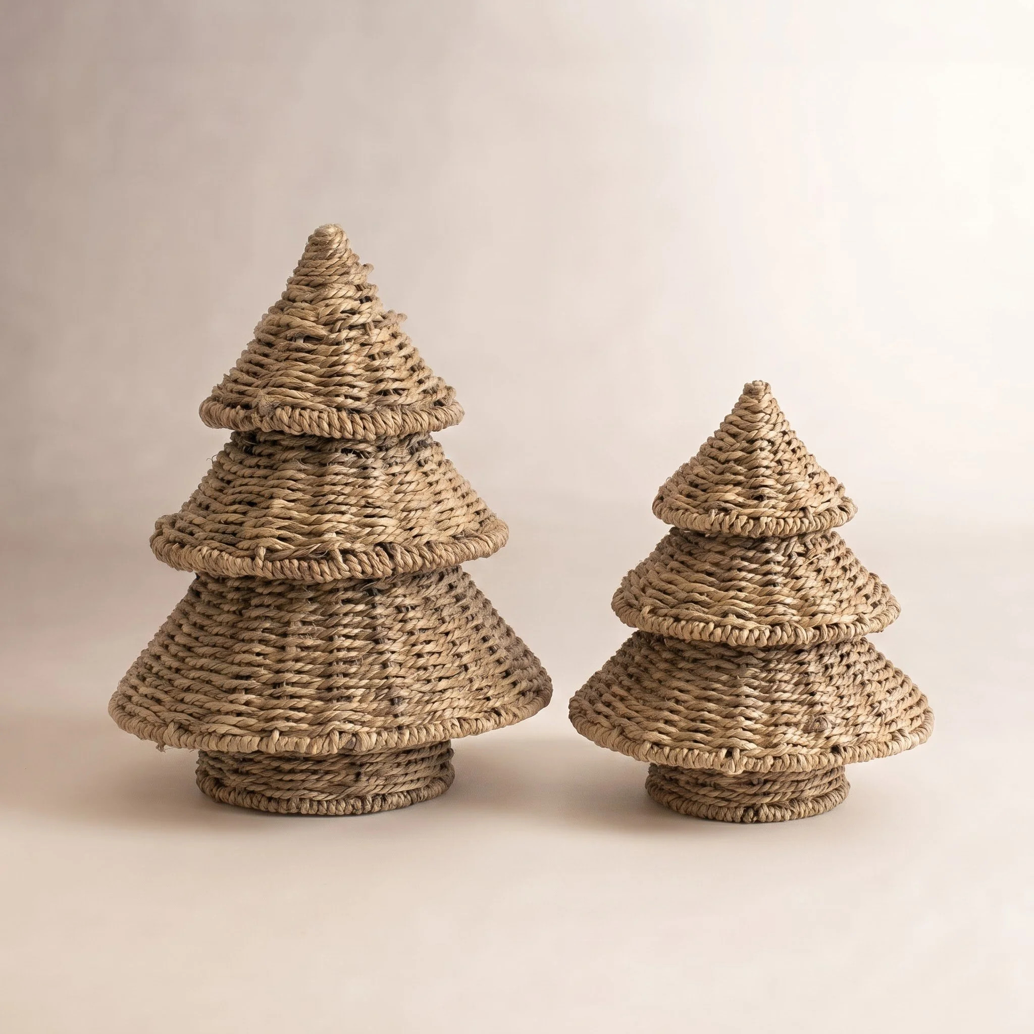 SET OF TWO SMALL WOVEN VINE CHRISTMAS TREES | Wayfair North America