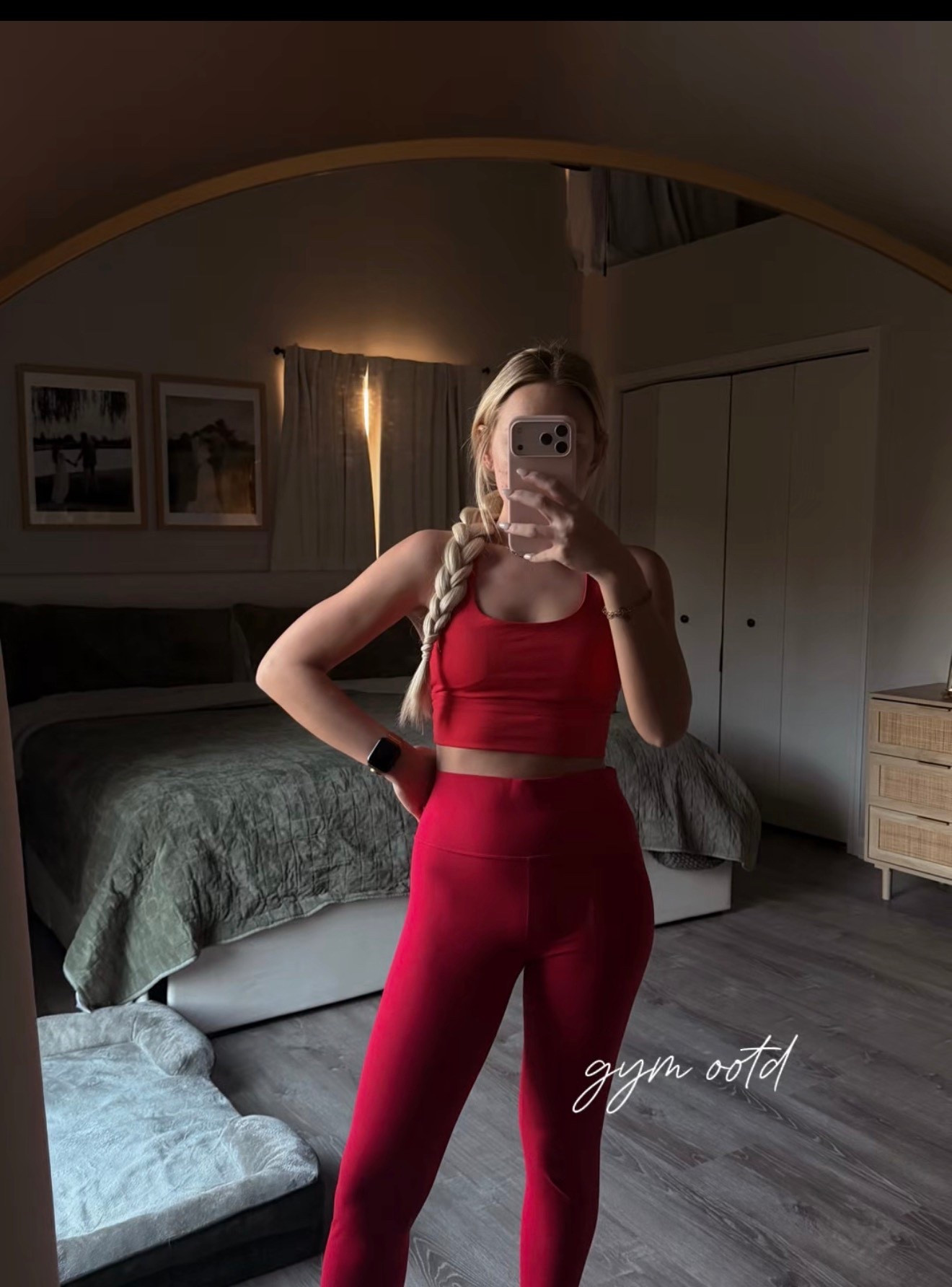 today’s workout ootd!