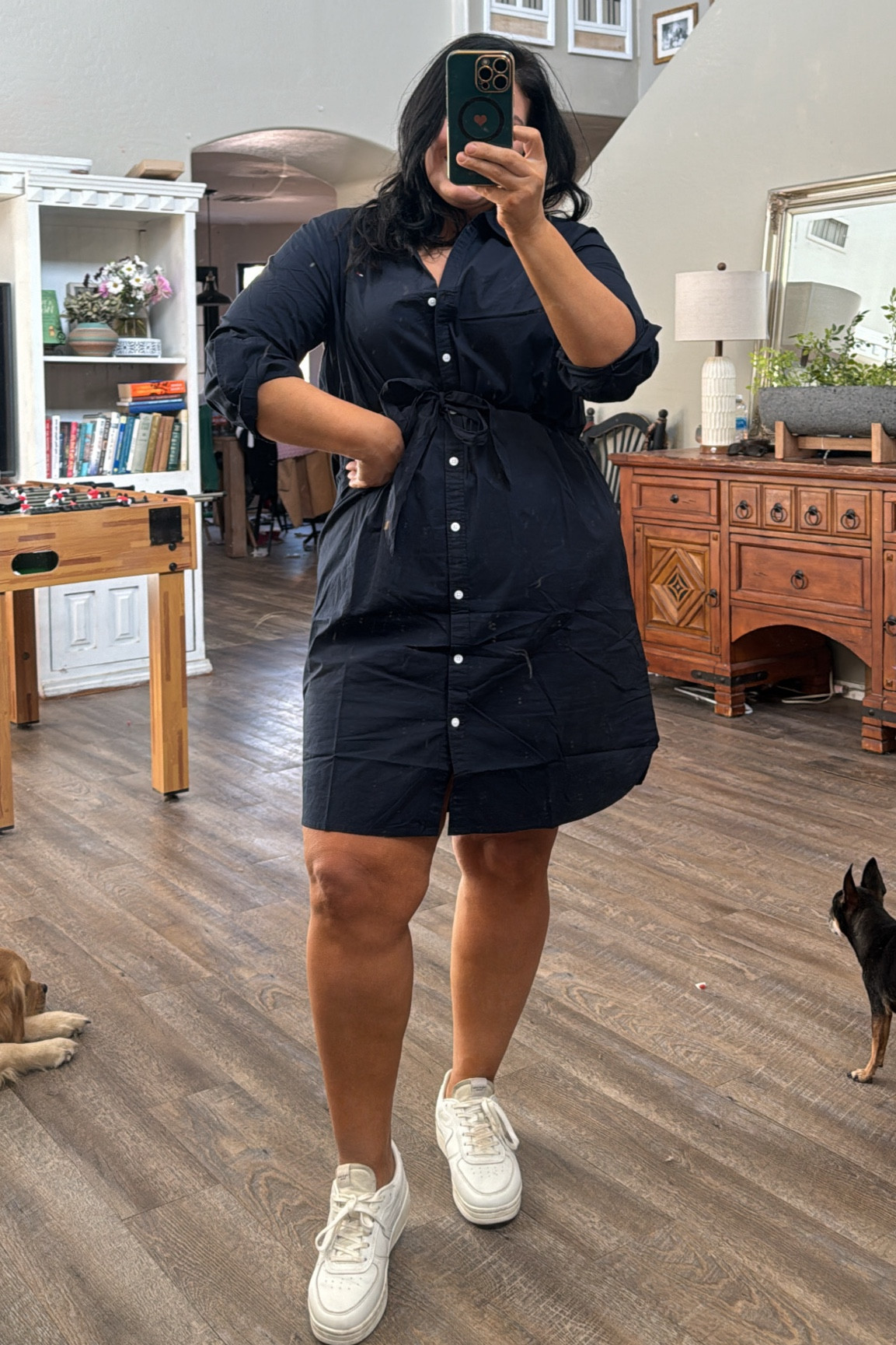 Wearing an XL typically a size 16 

#LTKover40 #LTKmidsize #LTKplussize