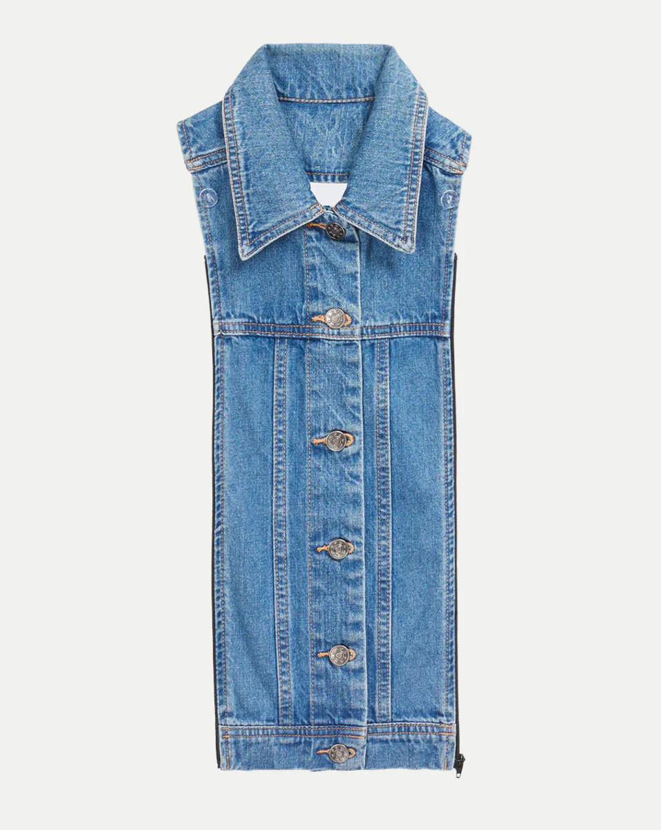 Denim Slate Dickey | Veronica Beard | Veronica Beard