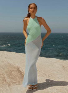 Caspa Crochet Maxi Dress - Multi | Peppermayo (Global)