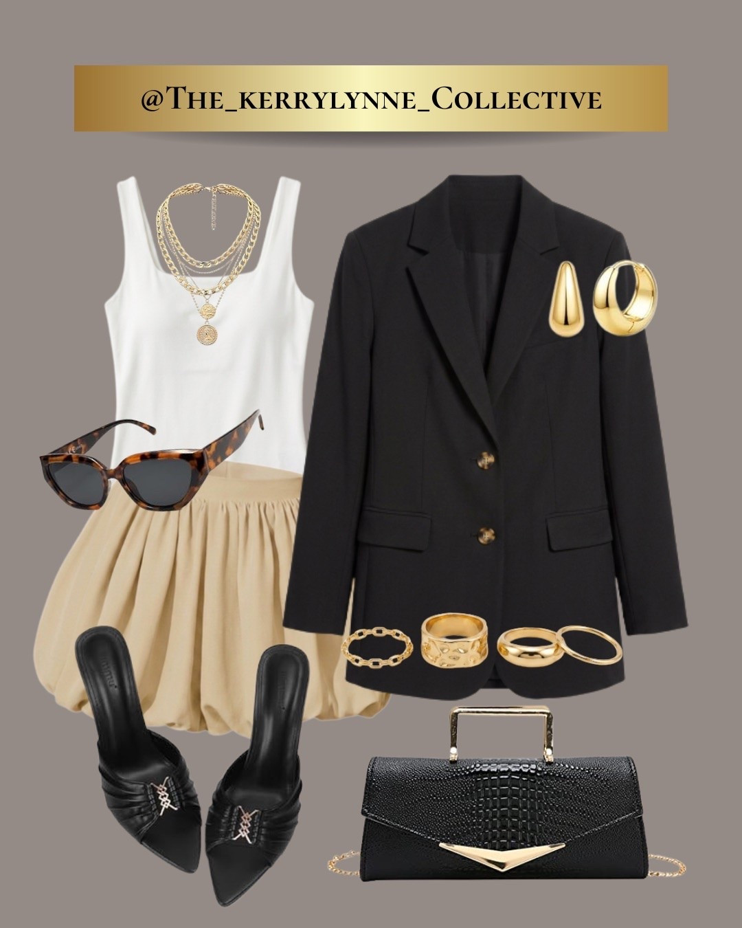 ✨ Neutral tones, but make them unforgettable 🤍

There’s something about structured layers, gold details, and timeless accessories that always feels elevated. From the tailored blazer to the feminine silhouette and statement accessories — this is the kind of look that works for dinners, vacations, date nights, and every “I want to look effortlessly expensive” moment in between.

Minimal doesn’t have to mean boring.
Sometimes the right neutrals say the most ✨

#TheKerryLynneCollective #NeutralStyle #QuietLuxury

#LTKootd #LTKgrwm