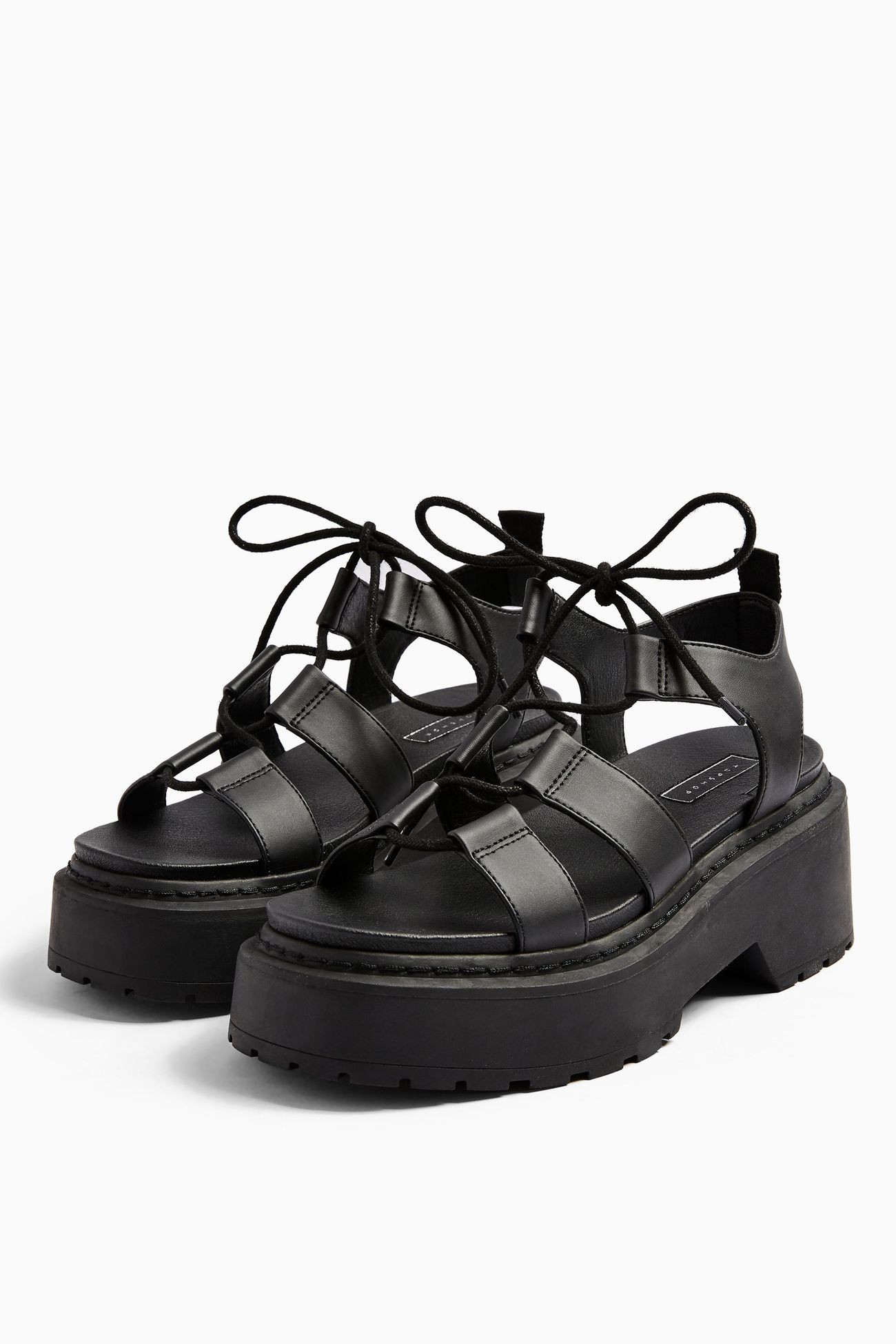 PHOEBE Black Chunky Sandals | Topshop UK