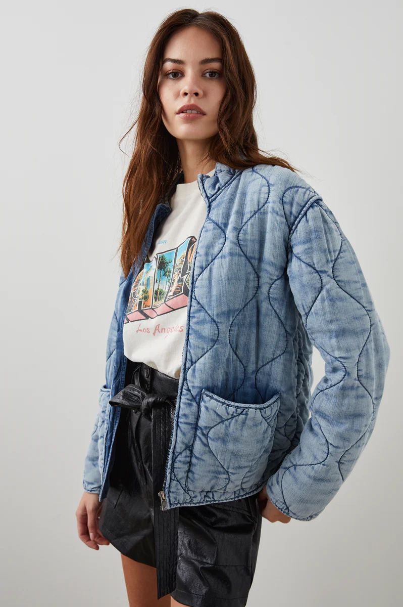 DENVER JACKET - MED VINTAGE 
CLOUD WASH | Rails