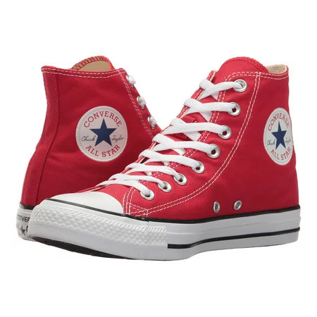 Converse Chuck Taylor Canvas High Top Shoes Red Men 4.5 Women 6.5 Unisex | Walmart (US)