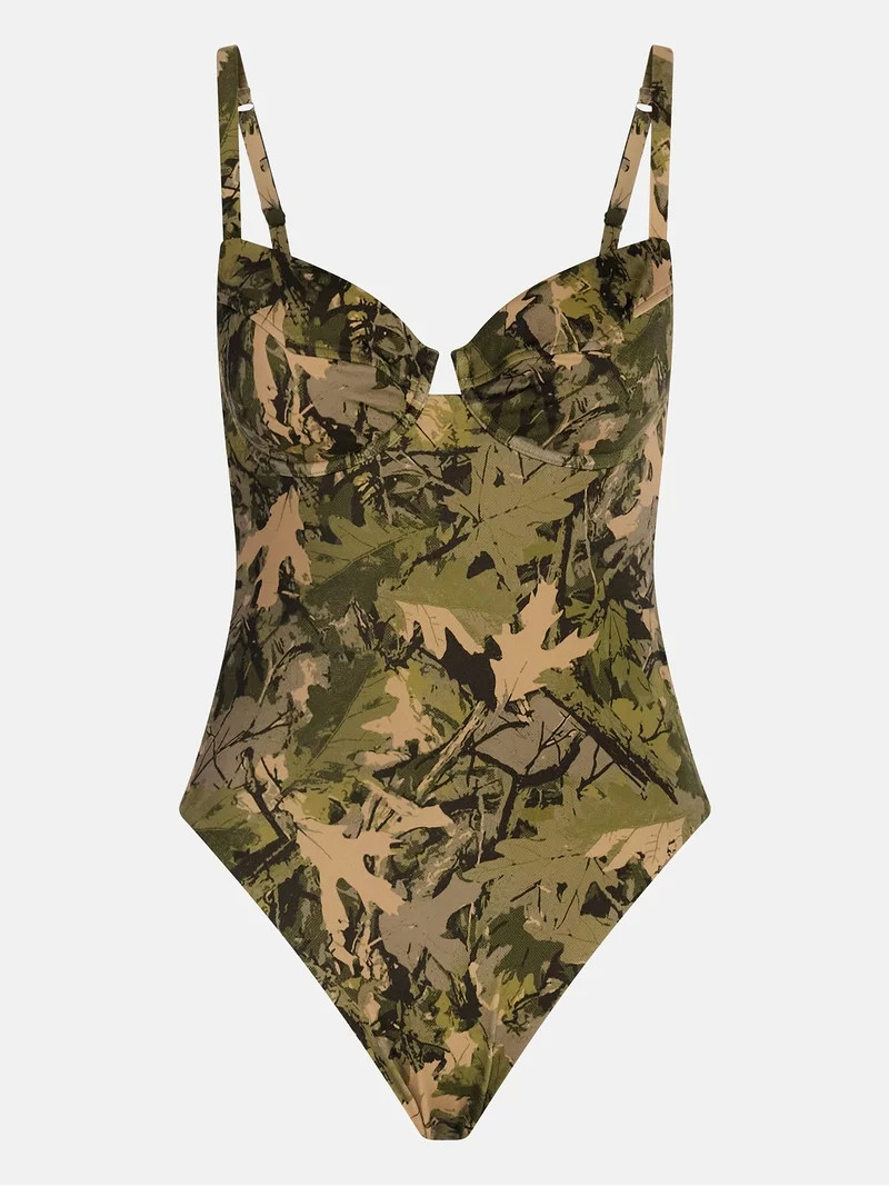 Kacey Lee Women's and Women's Plus Underwire One Piece Swimsuit with Seaming, Sizes XS-3X | Walmart (US)