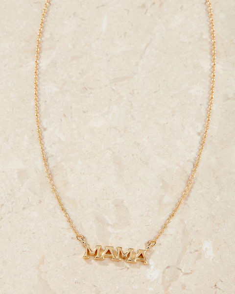 The Mini Nameplate Necklace [Vintage] | Luv Aj Inc.