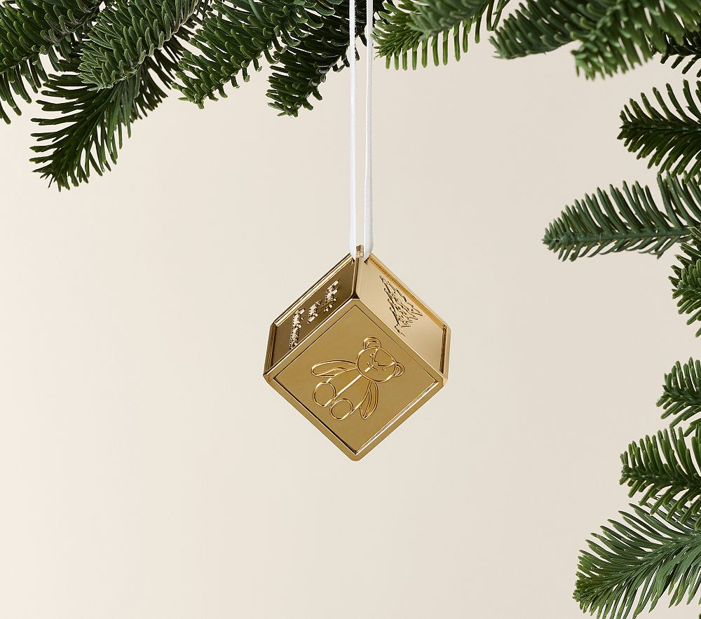 Baby's First Block Ornament | Pottery Barn Kids