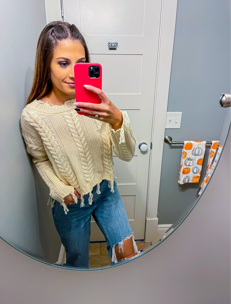 Altard state 
Fall sweater 
Affordable fashion 
Ribbed sweater 
Distressed sweater
Sweatshirts 
Crewneck 
Ripped jeans 
Winter sweater 
Gift guides 
Holiday gifts 
Oversized sweater
Date night 
Casual look 
Business casual 
Frayed sweater 
NYE outfit 
Thanksgiving outfit 
Brunch outfit 
Abercrombie denim
Abercrombie jeans


#LTKstyletip #LTKunder100 #LTKunder50 #LTKfamily #LTKcurves #LTKtravel 

#LTKHalloween #LTKHoliday #LTKSeasonal