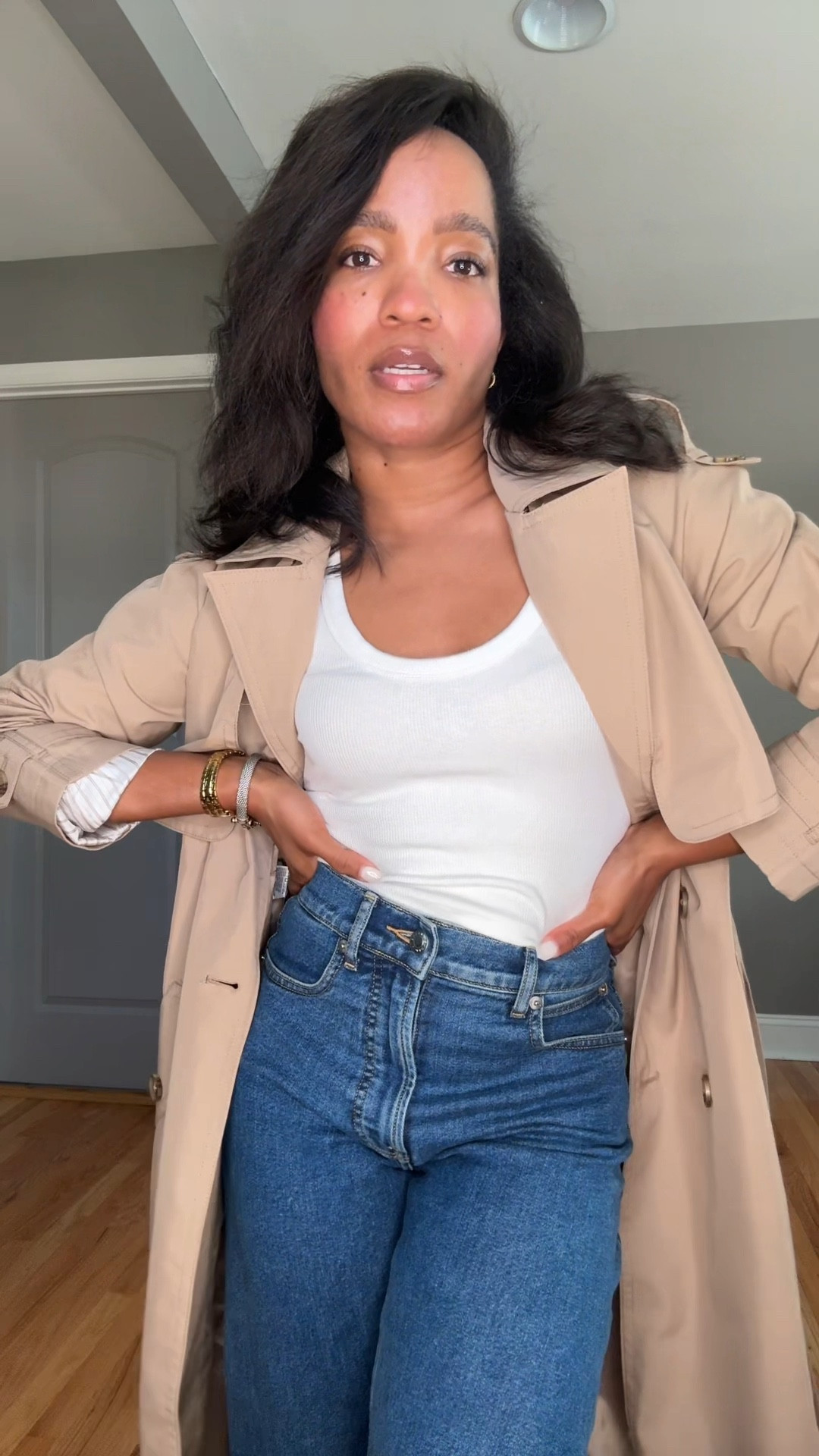 Fall means it’s time to bring out the trench coats! This one is an extra 25% off. It’s waterproof, comfy, roomy, and so chic! I’m wearing an XS regular.

#LTKSaleAlert #LTKFindsUnder100