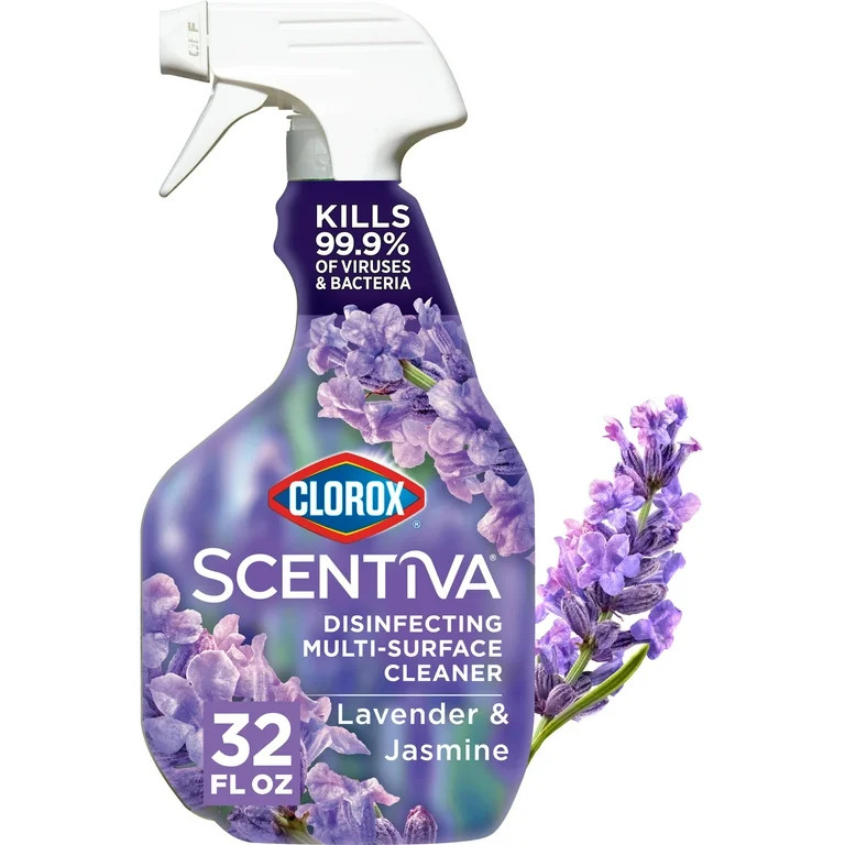 Clorox Scentiva Multi Surface Cleaner Spray, Lavender & Jasmine, 32 fl oz | Walmart (US)