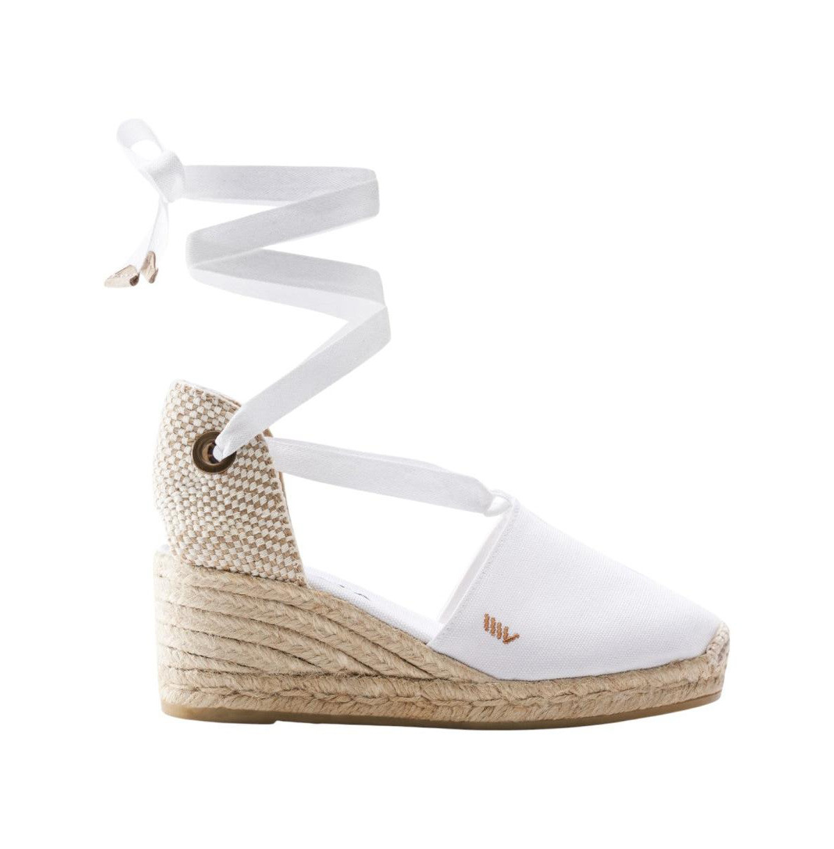 Escala Limited Edition Canvas Espadrille Wedges - White | Macy's