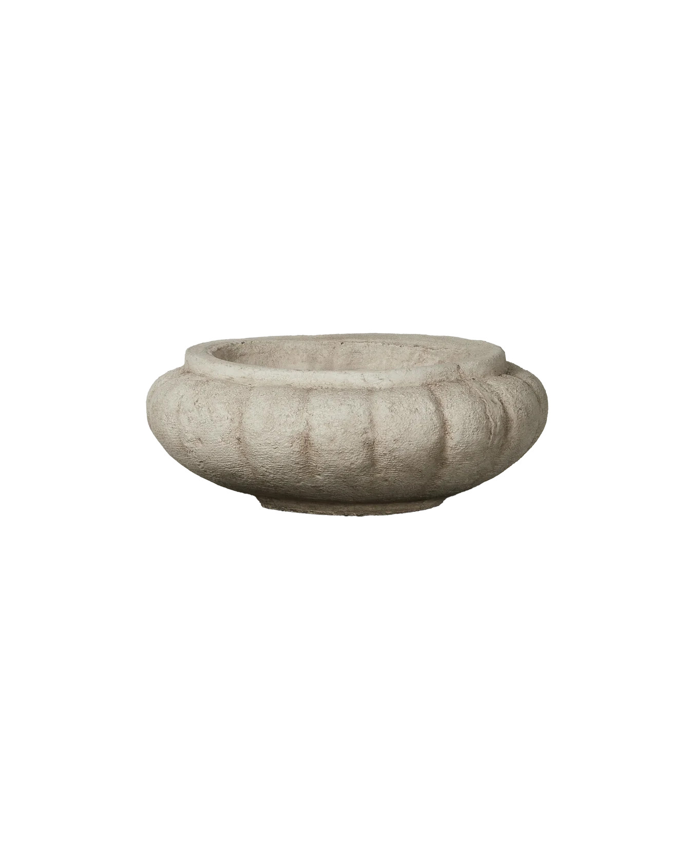 Cast Fluted Oval Planter | Pots & Planters | OLIVE ATELIERS | Olive Ateliers