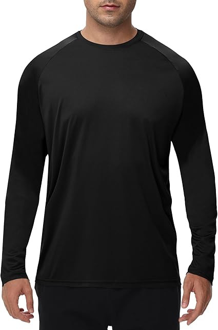 Long Sleeve Shirts for Men - Quick Dry Moisture Wicking UV UPF Sun Protection T-Shirts for Fishin... | Amazon (US)