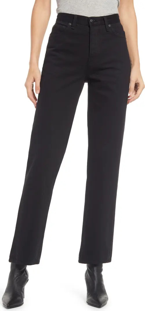 rag & bone Maya High Waist Straight Leg Jeans | Nordstrom | Nordstrom