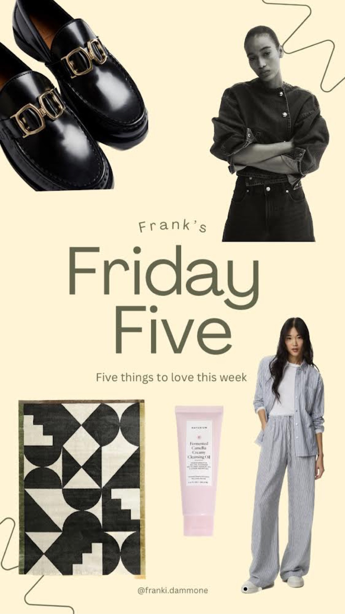 Marks and spencer, Rugvista, Amazon, H&m, Space Nk, Naturium, Etsy, transitional outfit, transitional style, spring outfit, spring fashion, spring wardrobe, black loafers, leather loafers, geometric rug, cropped jacket, linen coord, linen trousers, linen shirt, face cleanser, spring essentials, spring outfit ideas, style inspiration 

#LTKstyletip #LTKeurope #LTKSeasonal