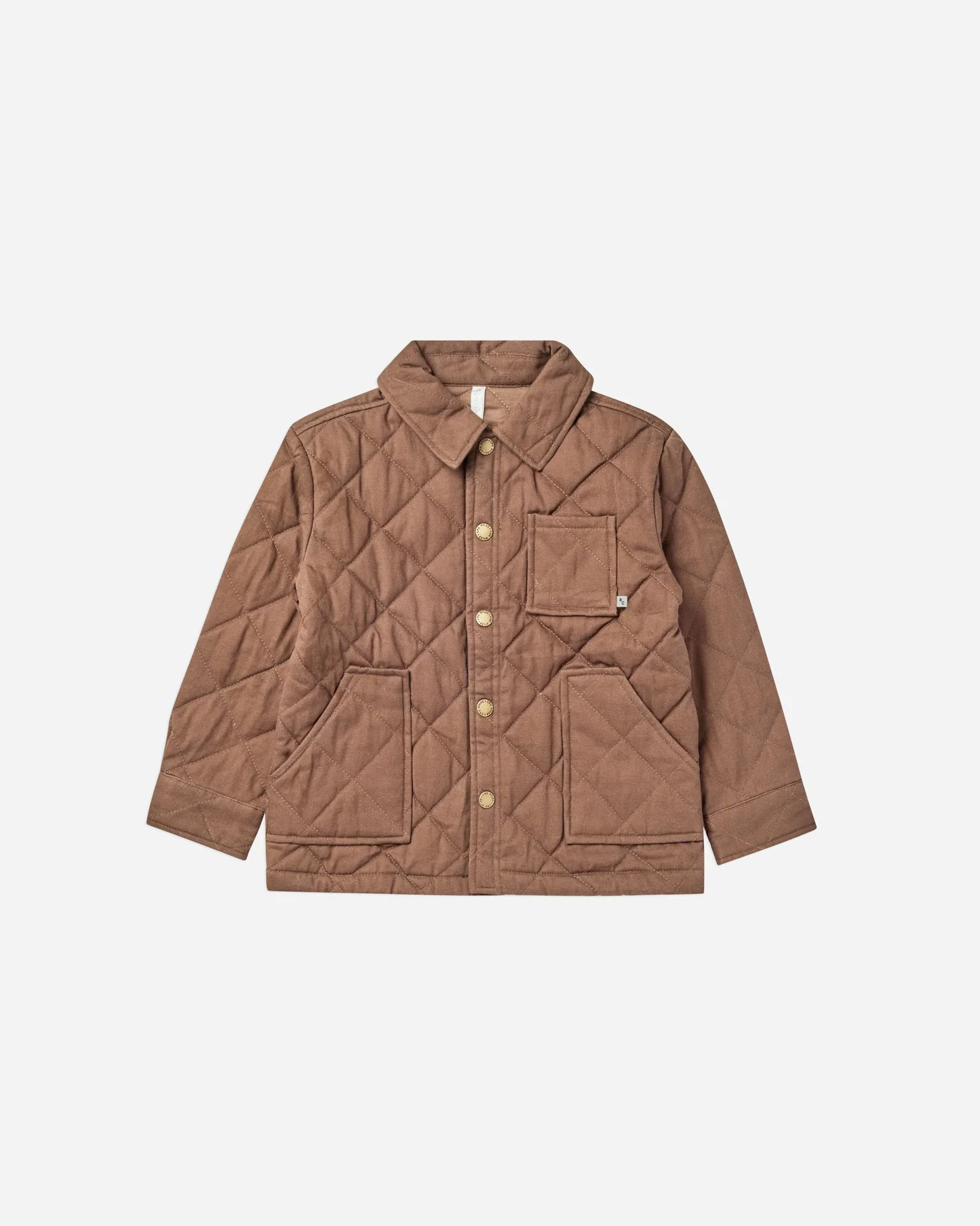 quilted chore jacket || mocha | Rylee + Cru