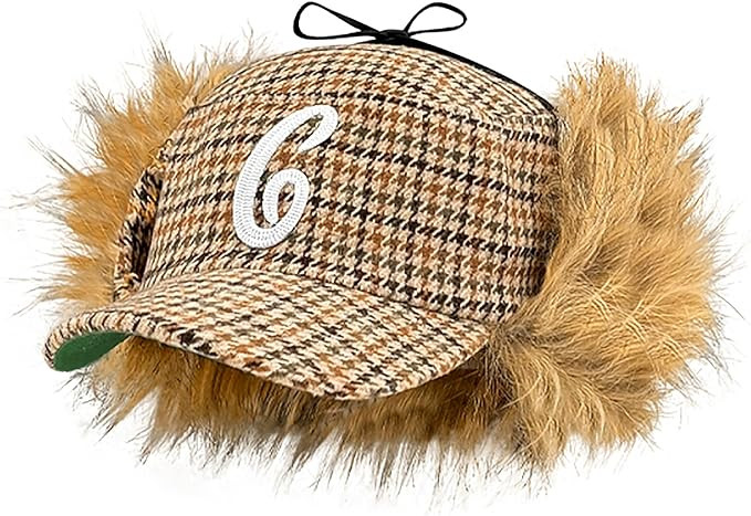 URAWOW Faux Fur Baseball Cap Women Winter Fall Grunge Aespa NINGNING Same Style Trapper Hat Plush... | Amazon (US)