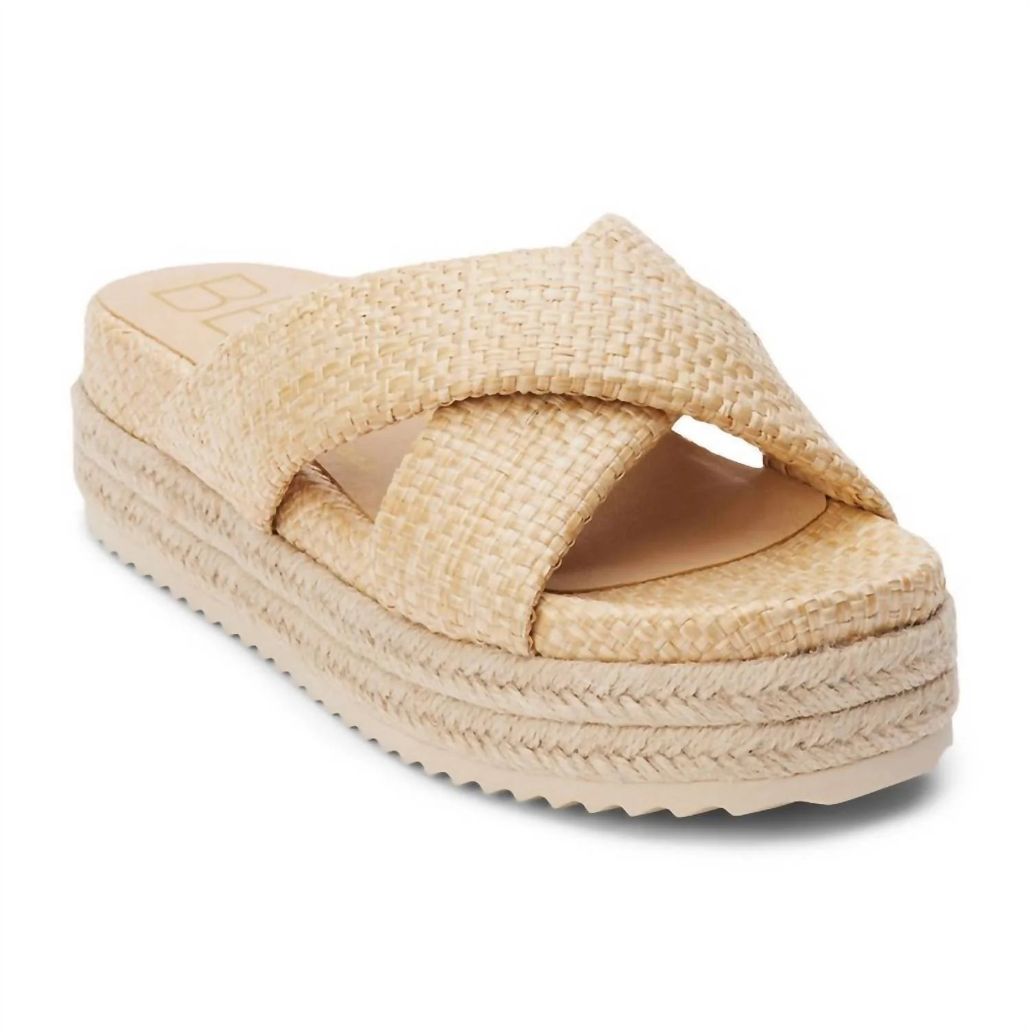 Women's Hali Platform Sandal In Beige | Shop Simon