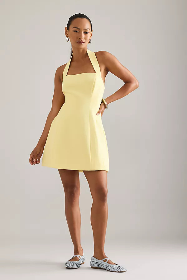 Bardot Neville Halter Hourglass Mini Dress | Anthropologie (UK)