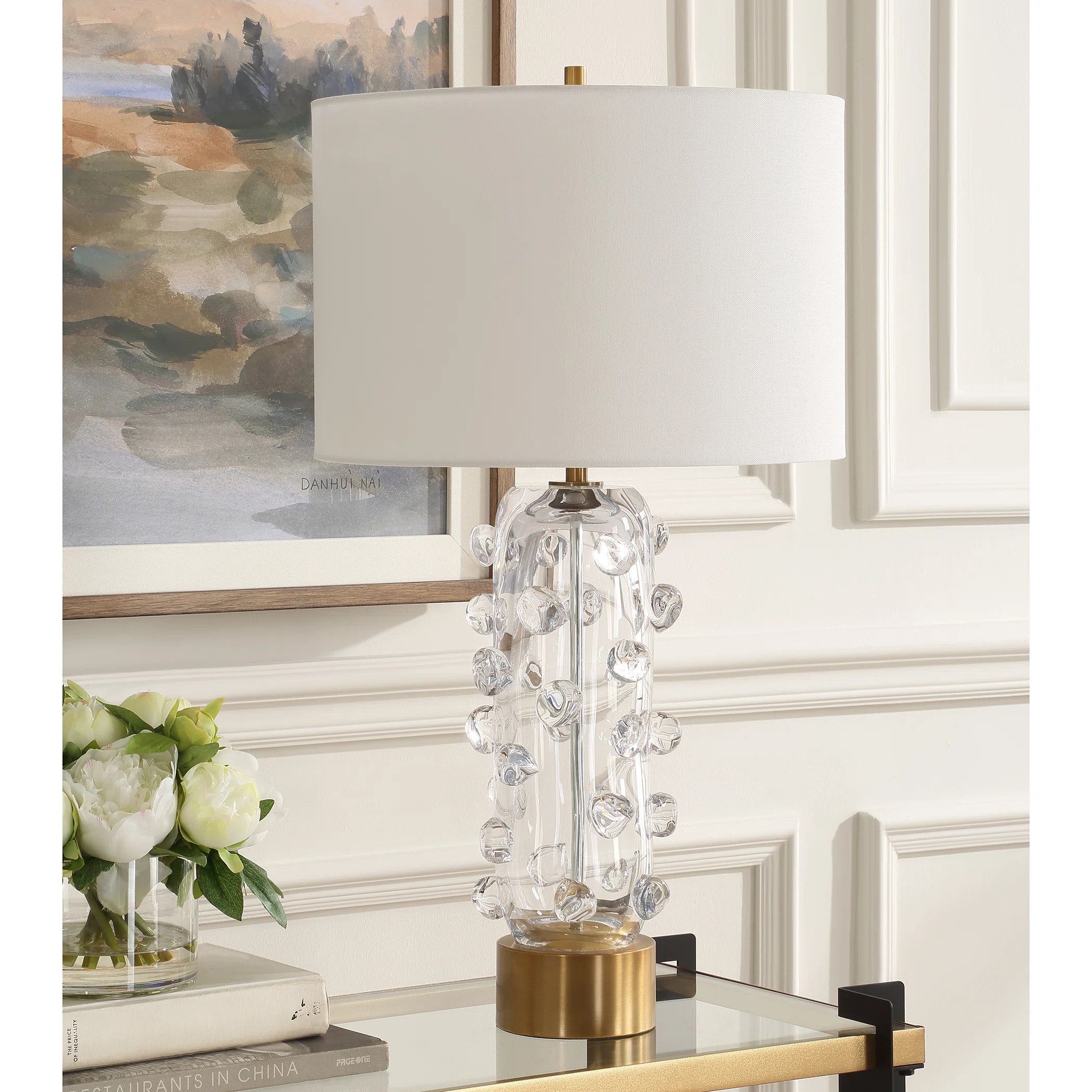 Uttermost Aura Clear Glass Table Lamp | Wayfair North America