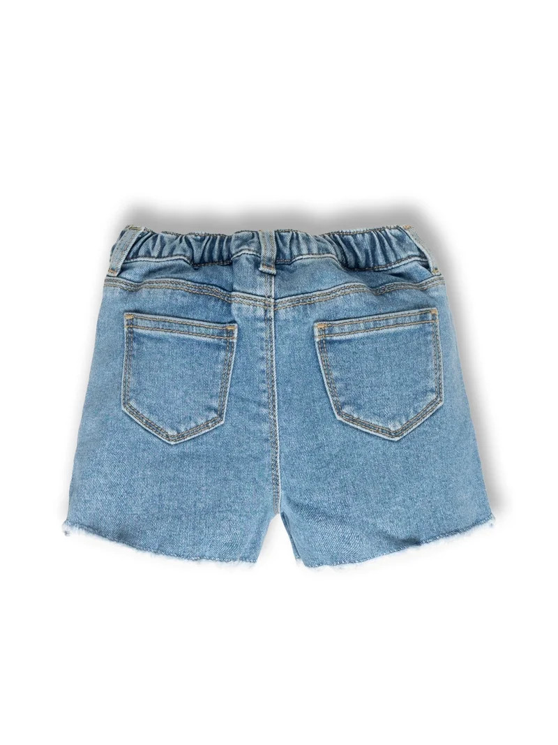 Wonder Nation Toddler Girl Denim Short, Sizes 12 Months - 5T | Walmart (US)