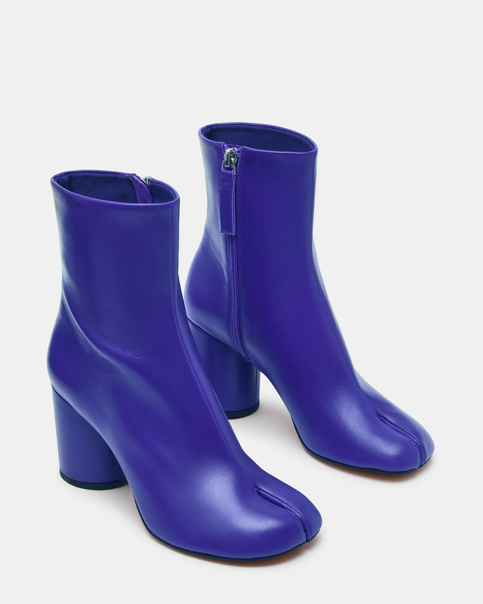 Steve Madden Women's Caro Block Heel Booties - Blue - Size 7 - Leather | Steve Madden (US)