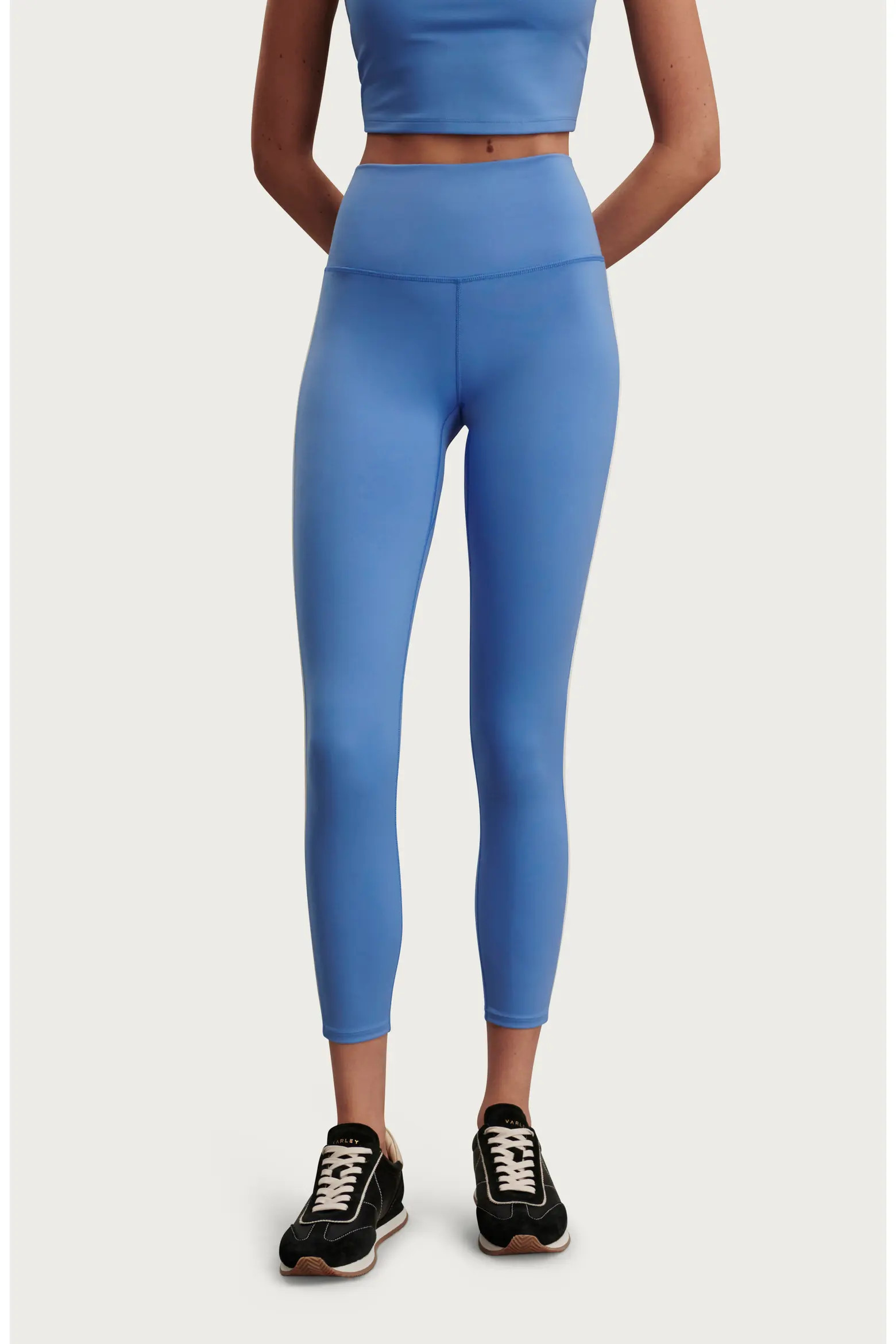 Varley FreeSoft Piped High Waist 7/8 Leggings (Women) | Nordstrom | Nordstrom