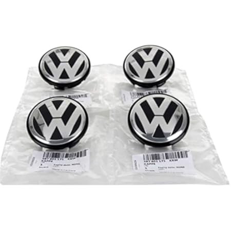 VW Volkswagen Beetle Golf Polo Hubcap Wheel Center Caps 3B7601171 (4 PCS) 65mm | Amazon (US)
