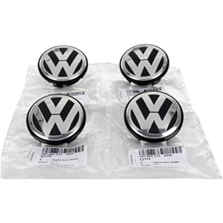 VW Volkswagen Beetle Golf Polo Hubcap Wheel Center Caps 3B7601171 (4 PCS) 65mm | Amazon (US)