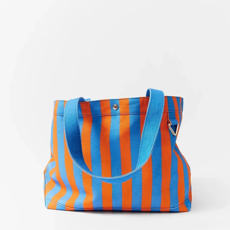 Striped Alpha Tote - Regatta | BaubleBar